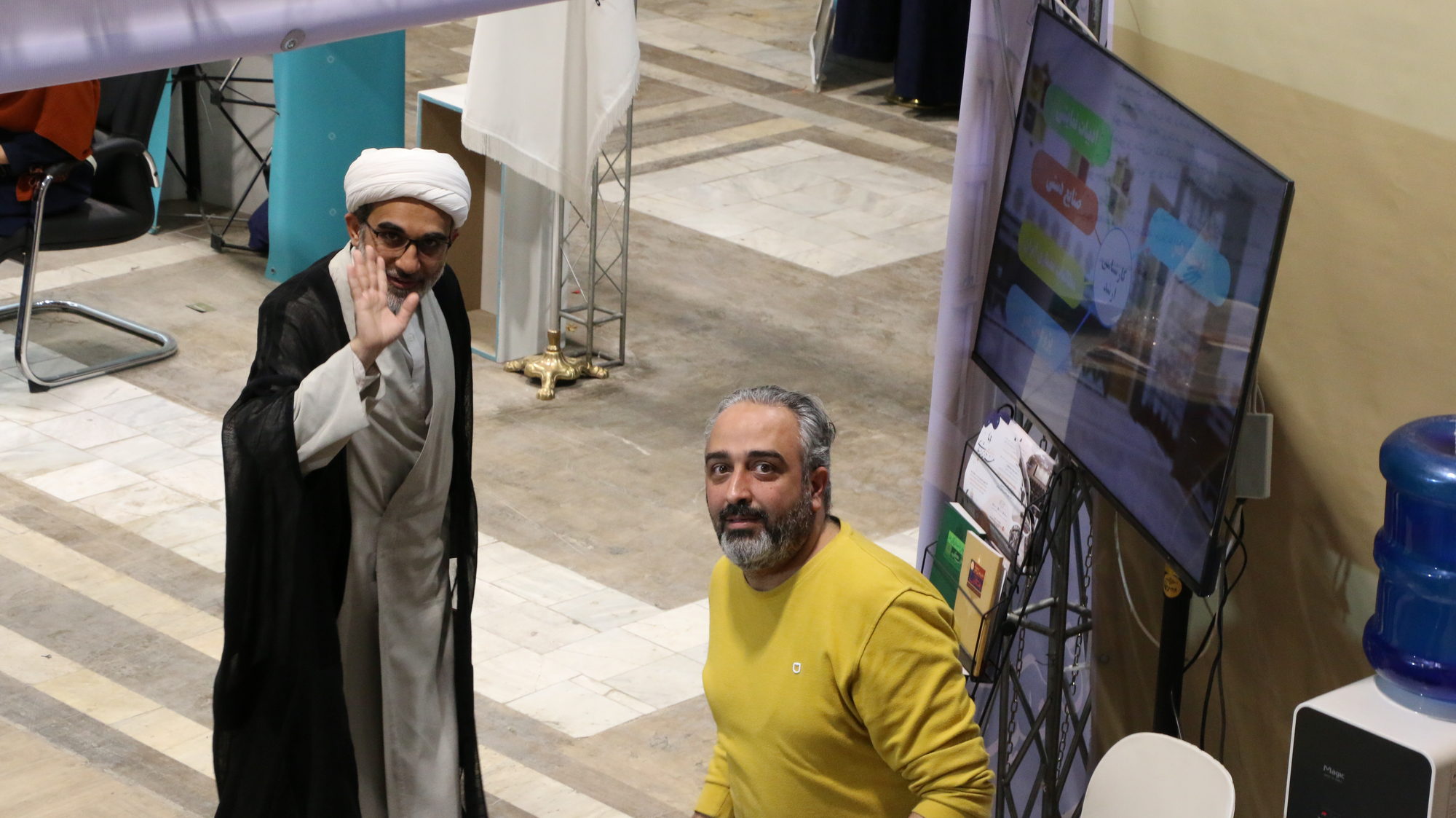 غرفه دانشگاه هنر و اندیشه اسلامی در بیست و پنجمین نمایشگاه دستاوردهای پژوهش، فناوری و فن بازار