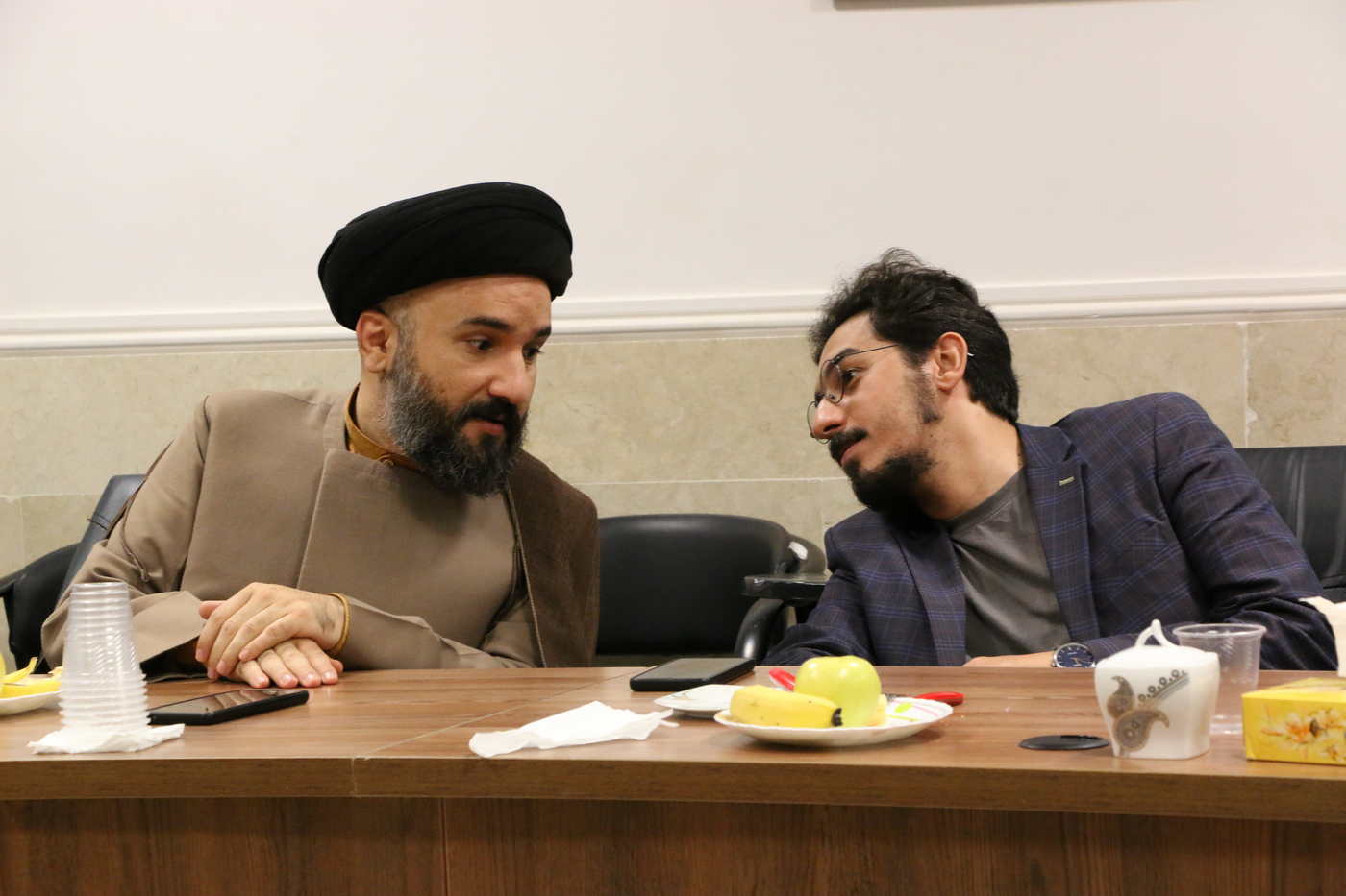 سیداحمد بطحایی، مدیر گروه هنری فحوا محسن صابری، مدیر ماه نو